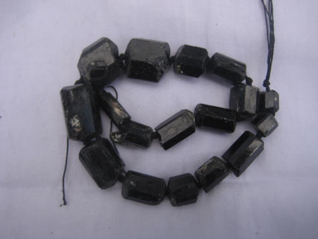 Black Tourmaline Beads are very grounding 3680